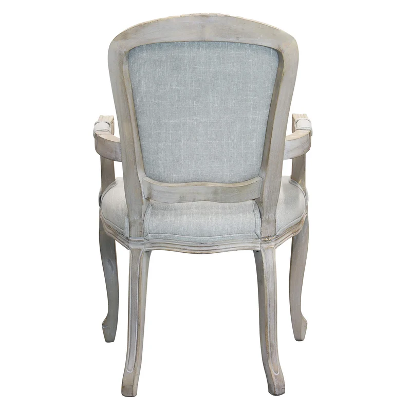 Poltrona vintage seduta imbottita in Legno cm 57x57x95 - ROYCE