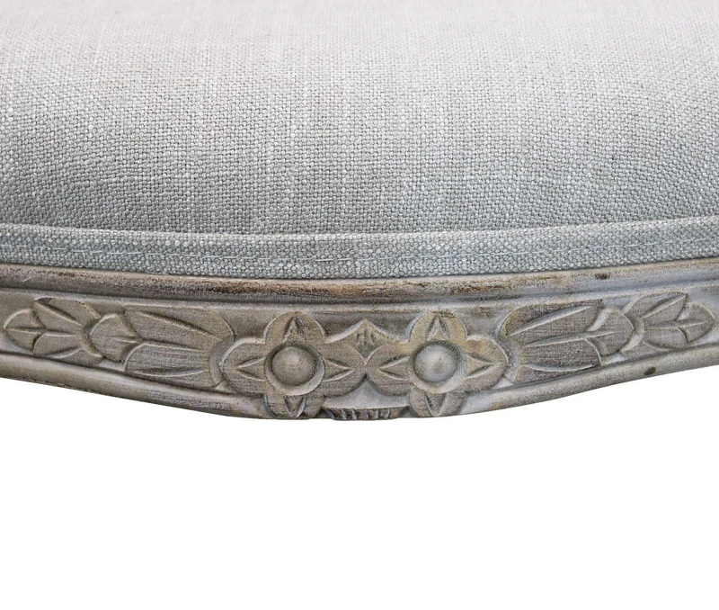 Sedia vintage seduta imbottita in Legno cm 52x49x86 - ROYCE