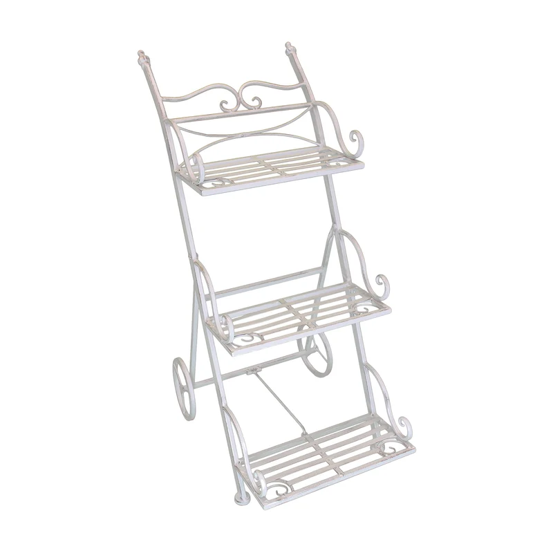 Etagère per fiori in Acciaio cm 37 5x51x81 - BARRIE