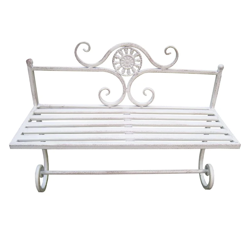 Porta carta stile provenzale verniciato in cm 41x16x33 - LAUNCE