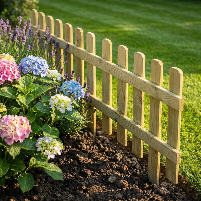 Recinto inglese da Giardino in Legno cm 110x3 2x45 - RUBE