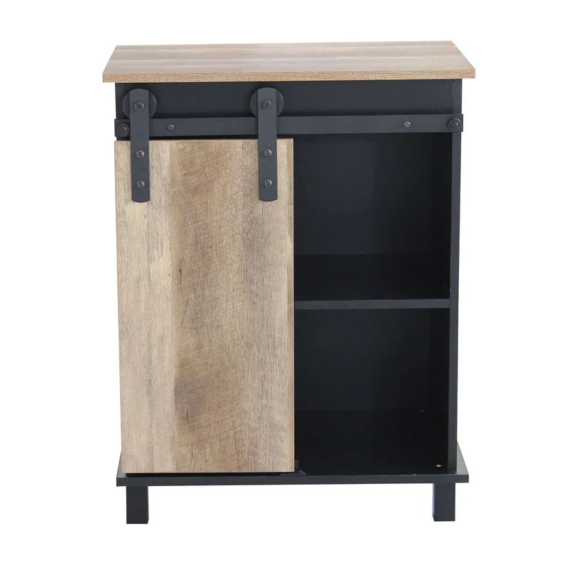 Madia per soggiorno Industrial in Legno Acciaio cm 60x40x78 - TREY