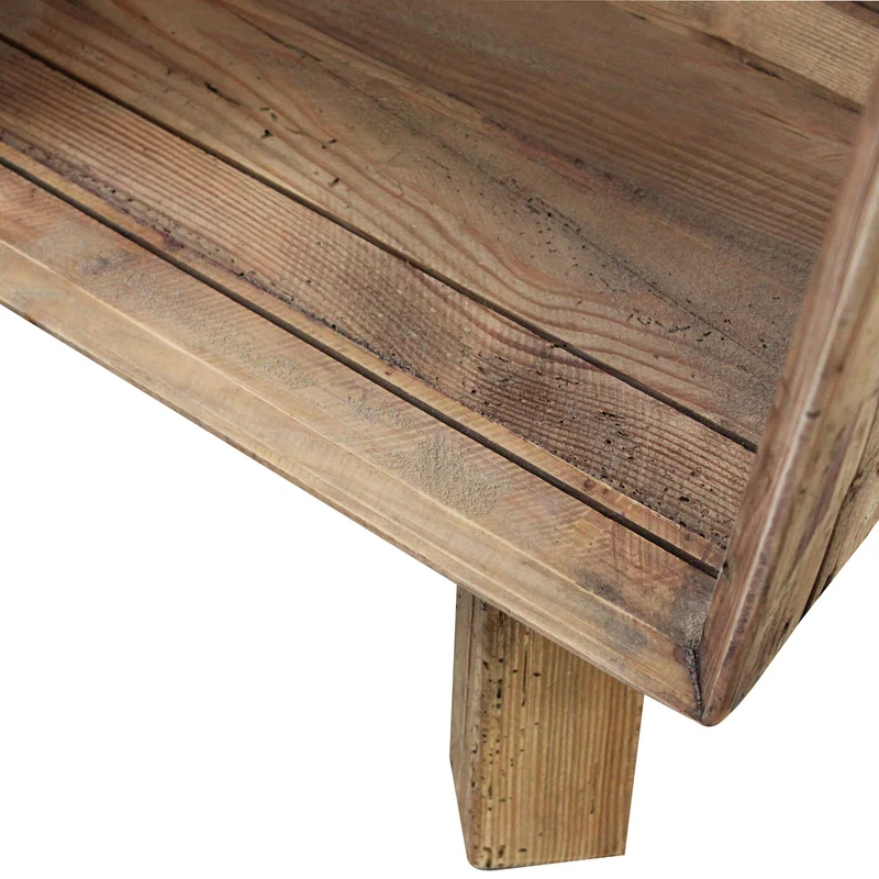 Credenza con 4 cassetti in Pino riciclato cm 120x40x90 - PINE