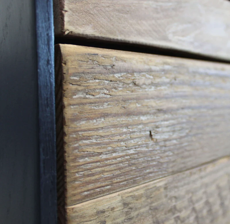 Madia 4 ante in Pino riciclato cm 180x48x76 - PINE