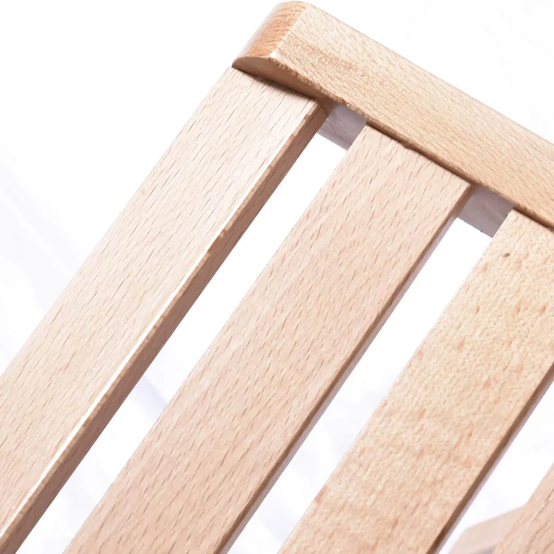 Sedia da Giardino Pieghevole Salvaspazio in Legno cm 88x43x40 - SHANE