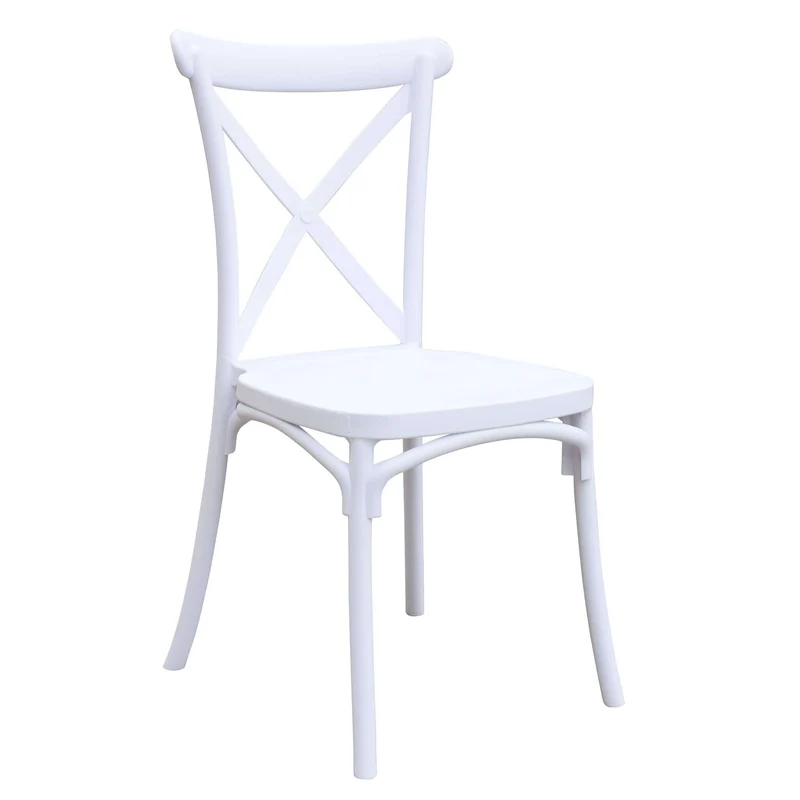 Sedia da Esterno interno vintage in Polipropilene cm 49x44x89 - KAM