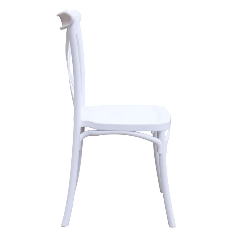 Sedia da Esterno interno vintage in Polipropilene cm 49x44x89 - KAM