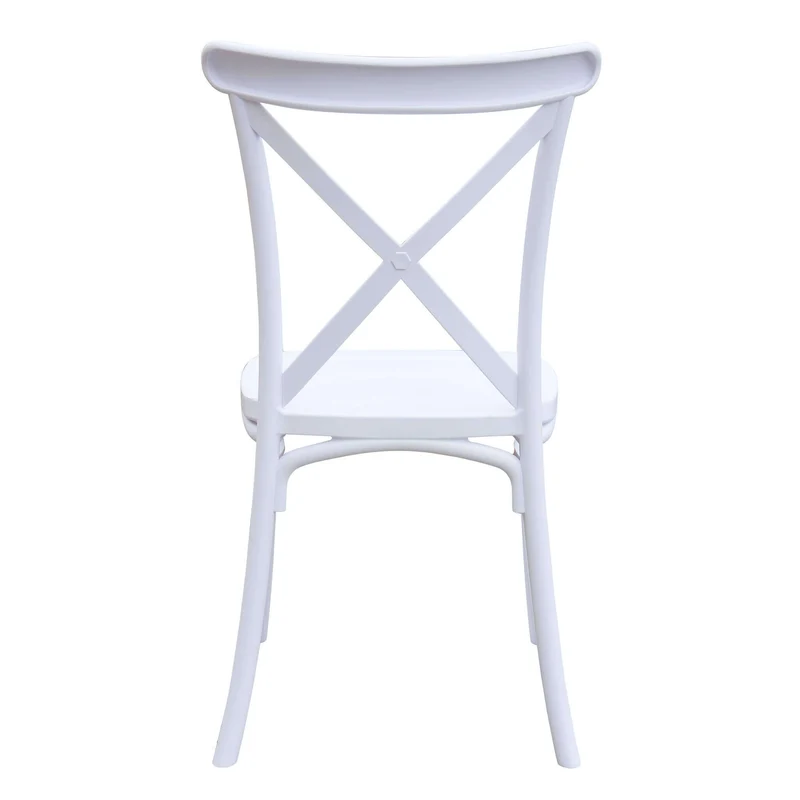 Sedia da Esterno interno vintage in Polipropilene cm 49x44x89 - KAM