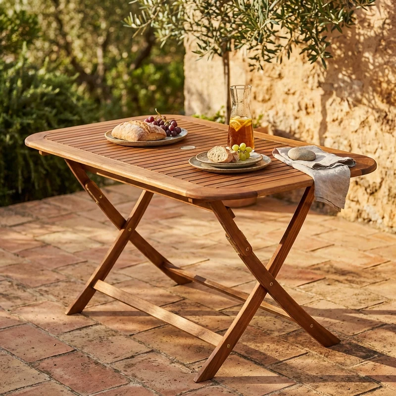 Tavolo da Giardino Pieghevole cm 150x80 - JASPER