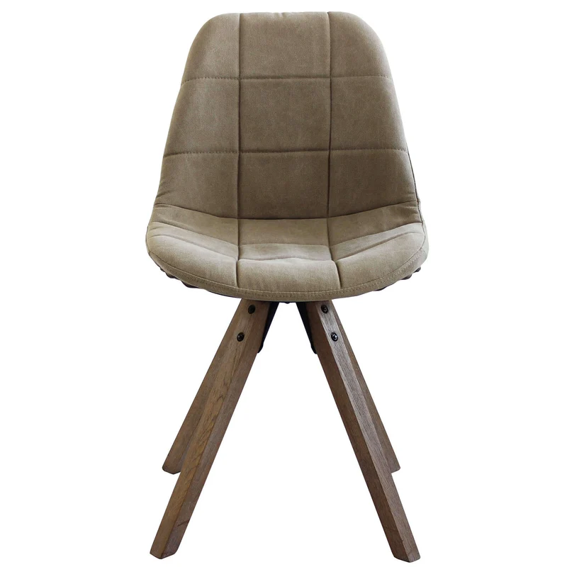 Sedia Moderna Scandinava in Legno Tessuto cm 48x44x84 - STEVE