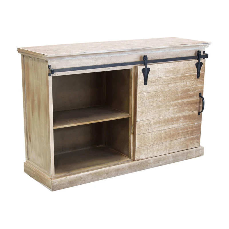 Madia per soggiorno Industrial in Legno Metallo cm 124x43x81 5 - JIM