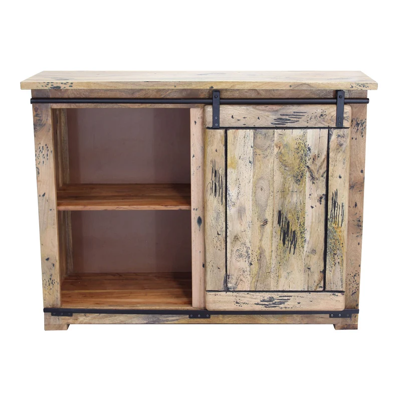 Madia per soggiorno Industrial in Legno cm 120x45x90 - RICK