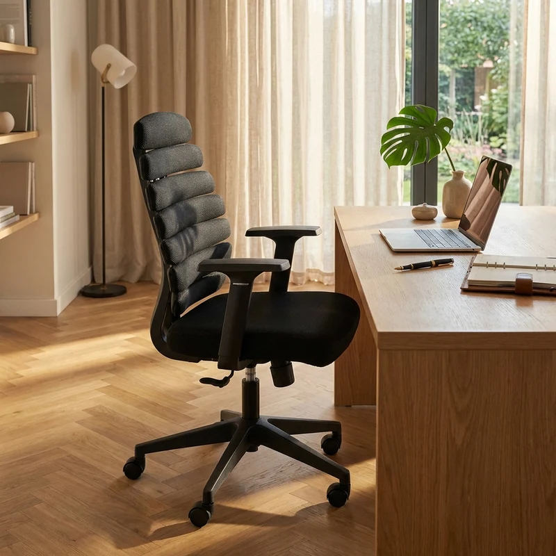 Sedia da Ufficio in Poliuretano cm 62x60x110 - NEVILLE