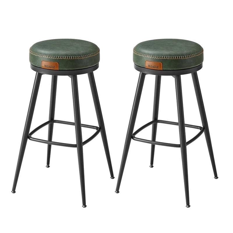 EKHO Collezione Sgabelli Cucina Girevoli Rivestimento con Cucitura