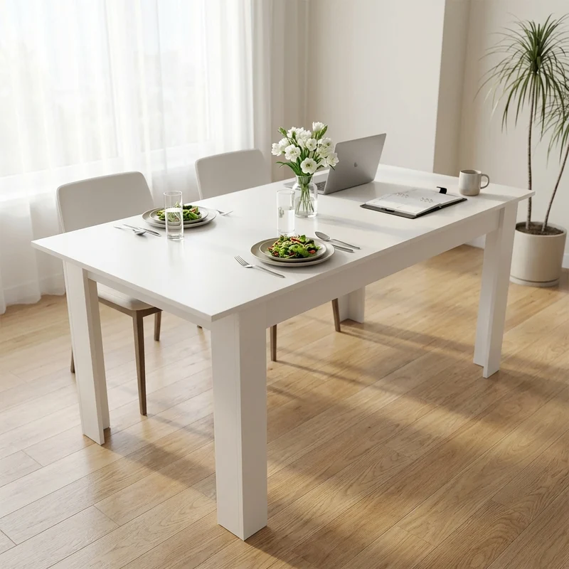 Tavolo da Pranzo Allungabile in Legno Composito FSC cm 160/200x90 - ELI