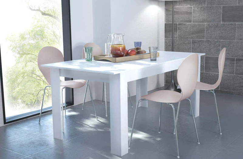 Tavolo da Pranzo Allungabile in Legno Composito FSC cm 160/200x90 - ELI