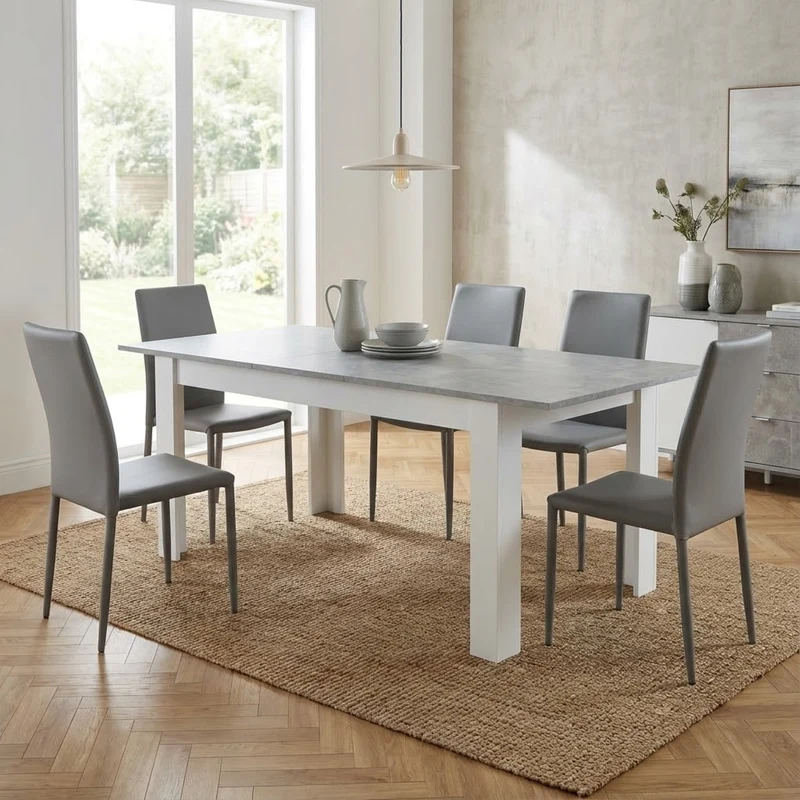 Tavolo da Pranzo Allungabile in Legno Composito FSC cm 160/200x90 - ELI