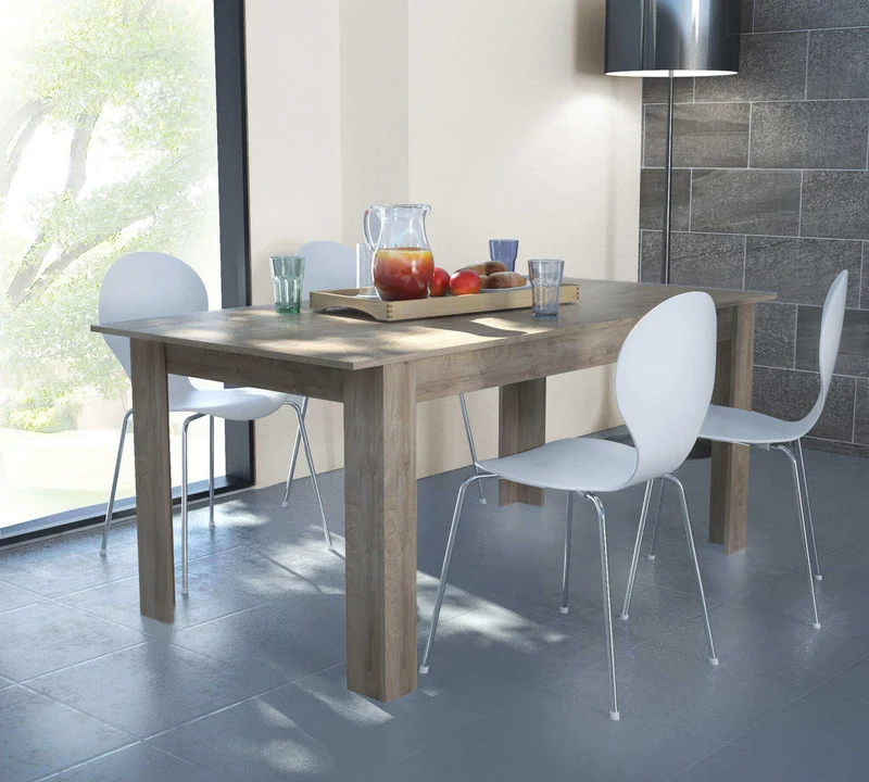 Tavolo da Pranzo Allungabile in Legno Composito FSC cm 160/200x90 - ELI