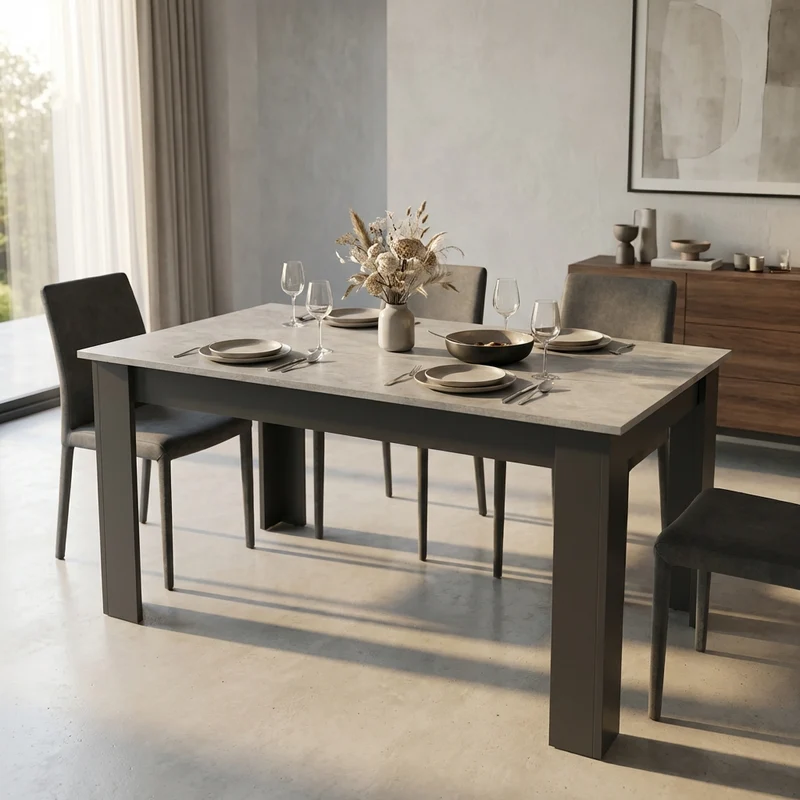 Tavolo da Pranzo Allungabile in Legno Composito FSC cm 160/200x90 - ELI