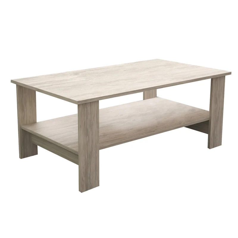 Tavolino da Salotto con ripiano Moderno in Legno Composito 100x40 - JONNY