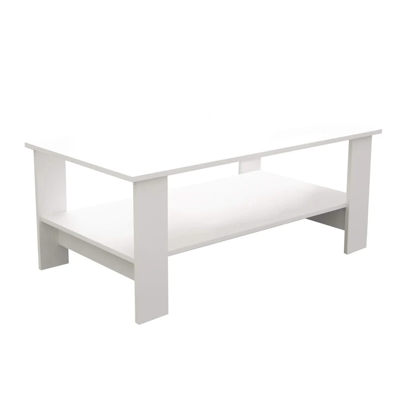 Tavolino da Salotto con ripiano Moderno in Legno Composito 100x40 - JONNY