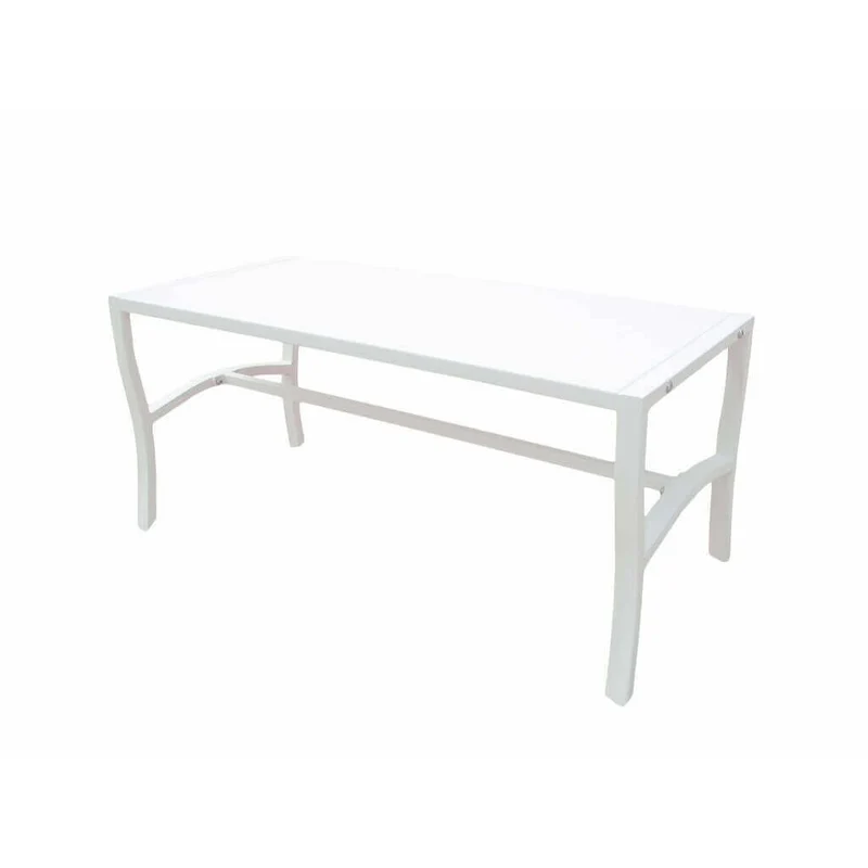 Tavolino da Giardino in Acciaio Acciaio cm 92x45x45 - BRENT
