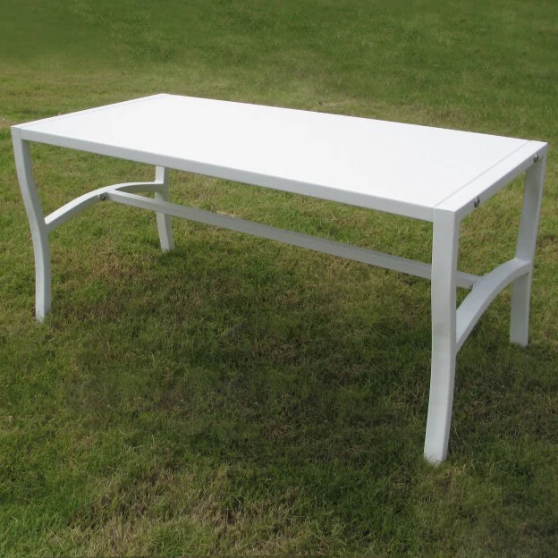 Tavolino da Giardino in Acciaio Acciaio cm 92x45x45 - BRENT