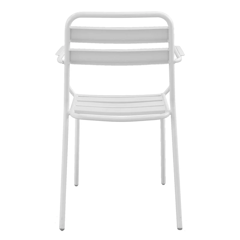 Poltrona da Giardino Impilabile in Acciaio cm 51x52x81 - LUCKY