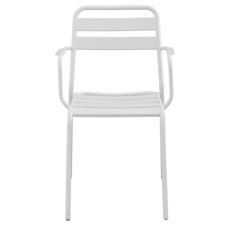 Poltrona da Giardino Impilabile in Acciaio cm 51x52x81 - LUCKY