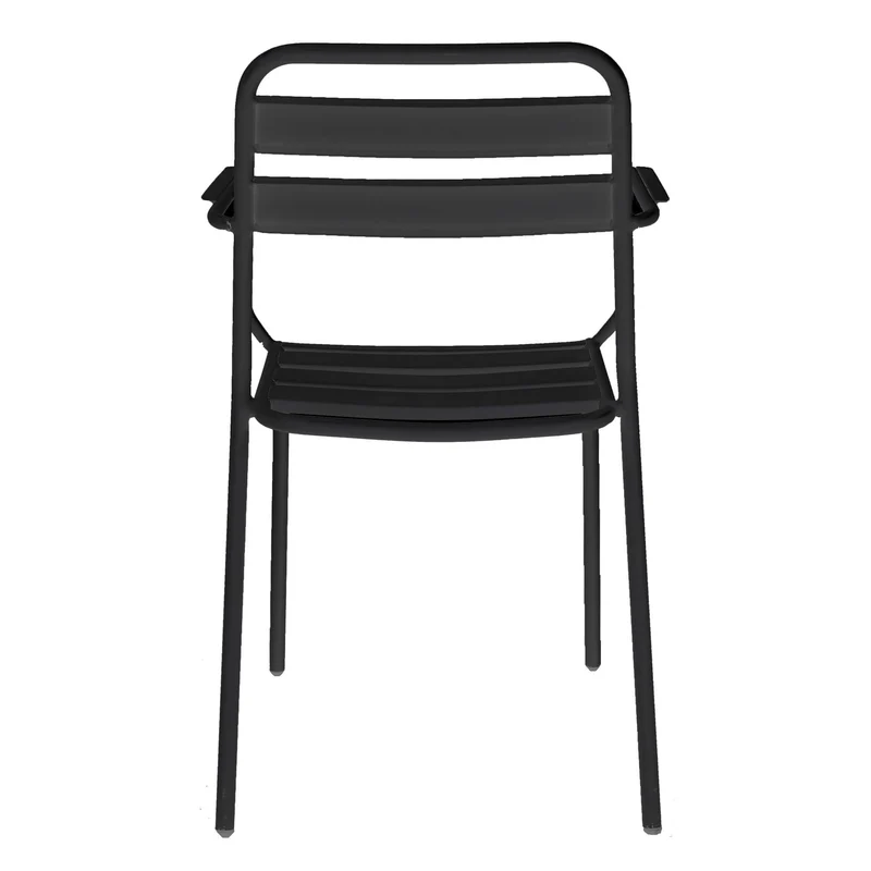 Poltrona da Giardino Impilabile in Acciaio cm 51x52x81 - LUCKY