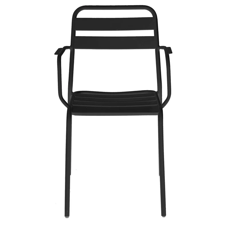Poltrona da Giardino Impilabile in Acciaio cm 51x52x81 - LUCKY