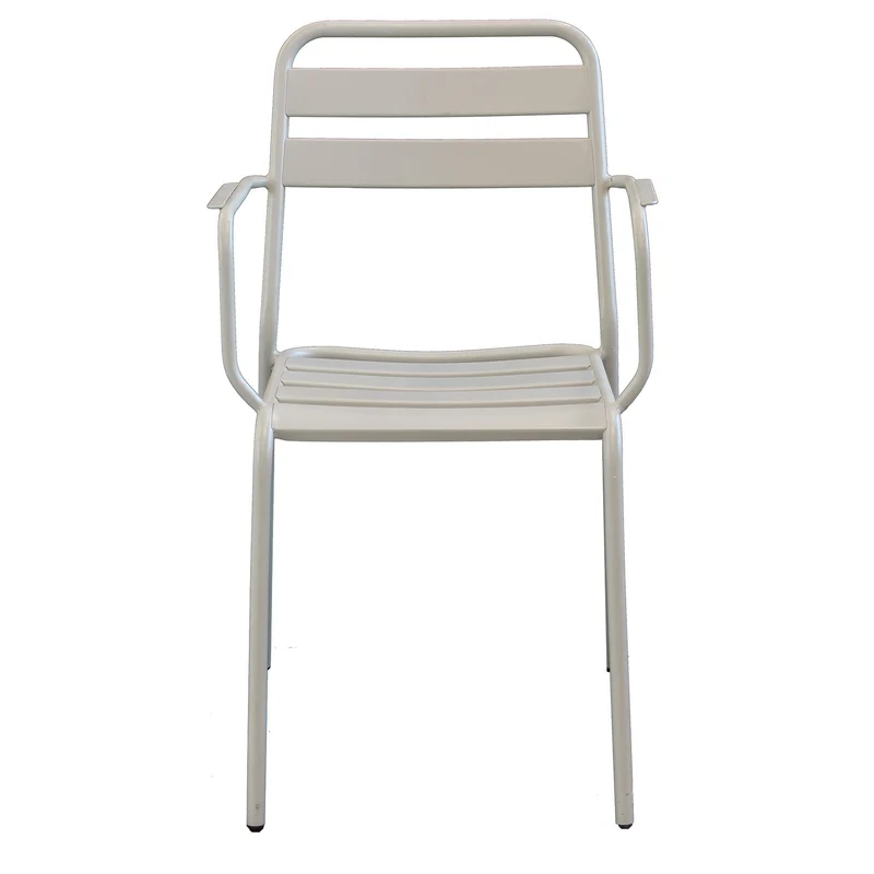Poltrona da Giardino Impilabile in Acciaio cm 51x52x81 - LUCKY
