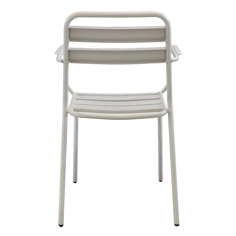 Poltrona da Giardino Impilabile in Acciaio cm 51x52x81 - LUCKY