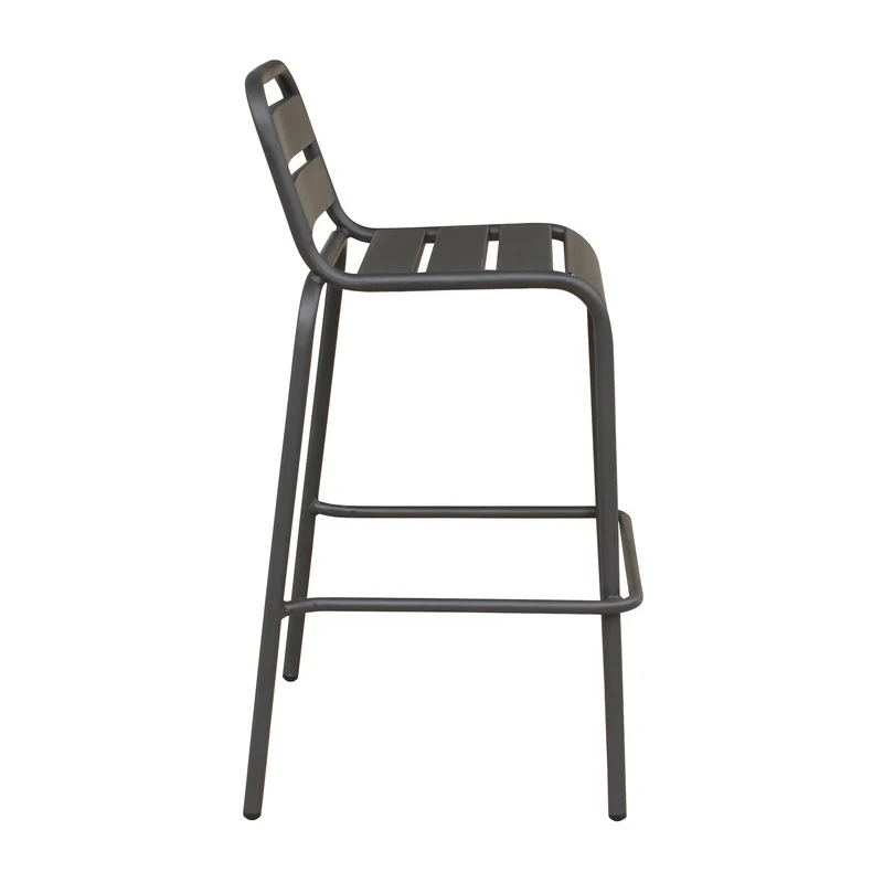 Sgabello da Giardino Impilabile in Acciaio cm 50x51x95 - STU