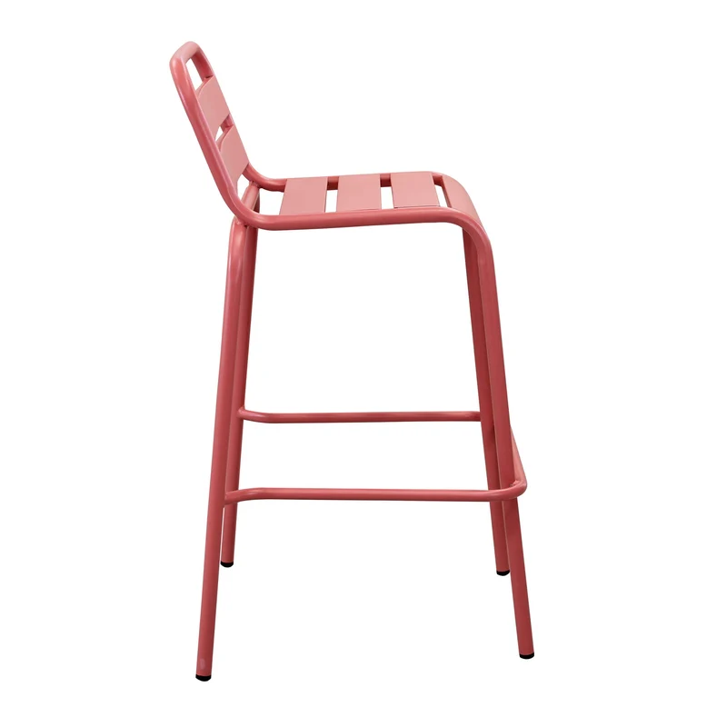 Sgabello da Giardino Impilabile in Acciaio cm 50x51x95 - STU