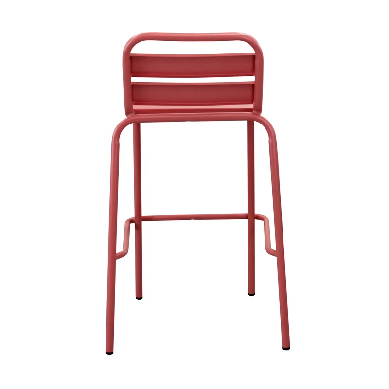 Sgabello da Giardino Impilabile in Acciaio cm 50x51x95 - STU