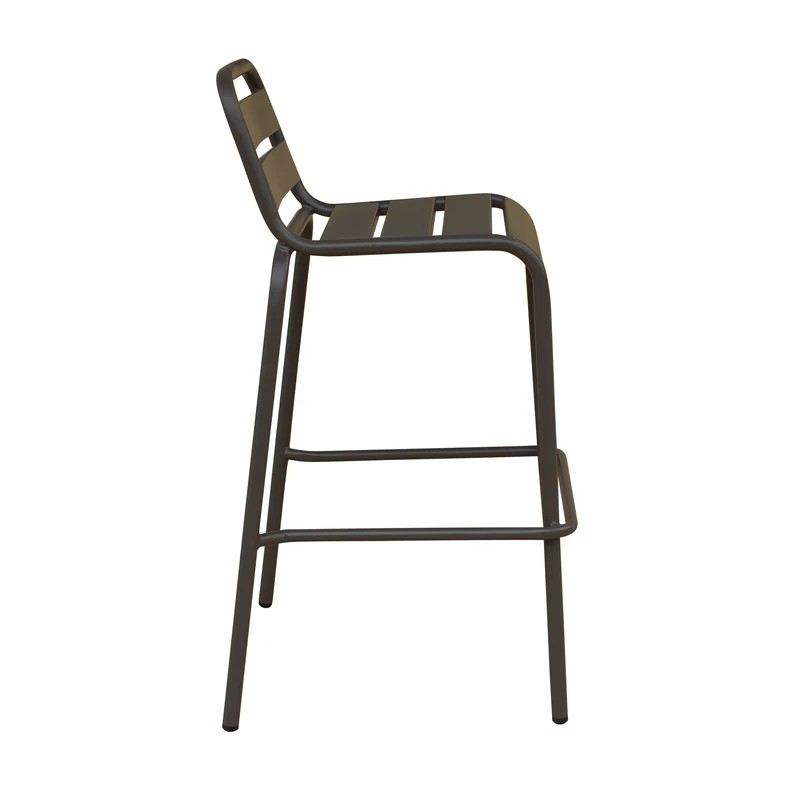Sgabello da Giardino Impilabile in Acciaio cm 50x51x95 - STU