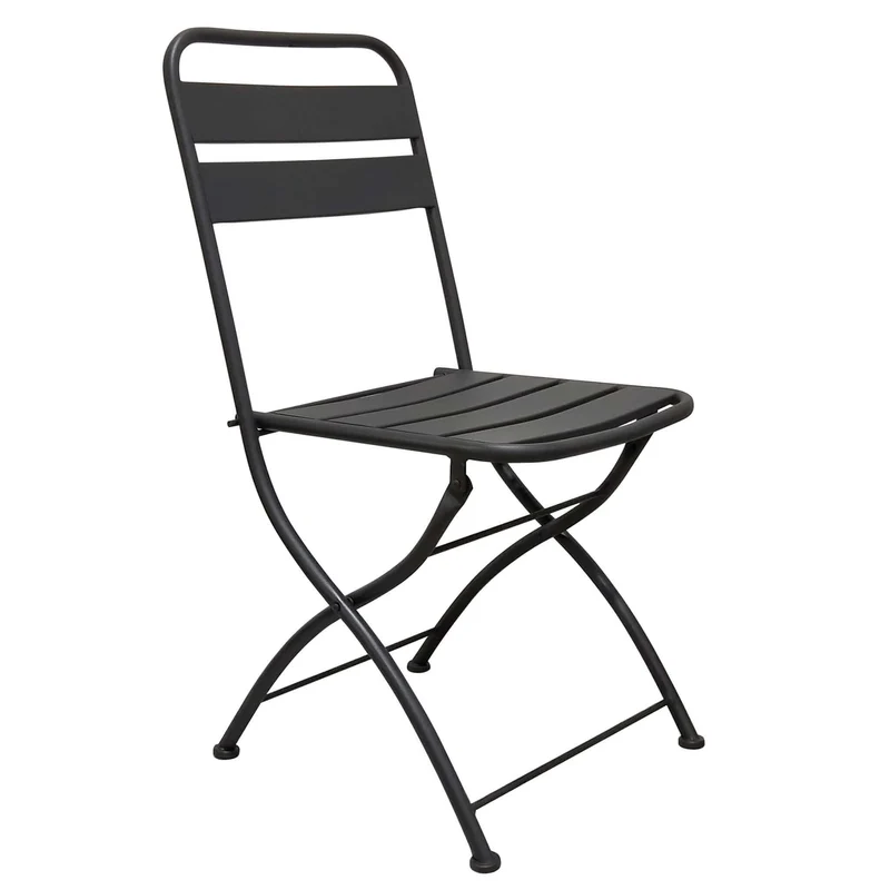 Sedia da Giardino Salvaspazio in Acciaio cm 42x50x88 - STUART