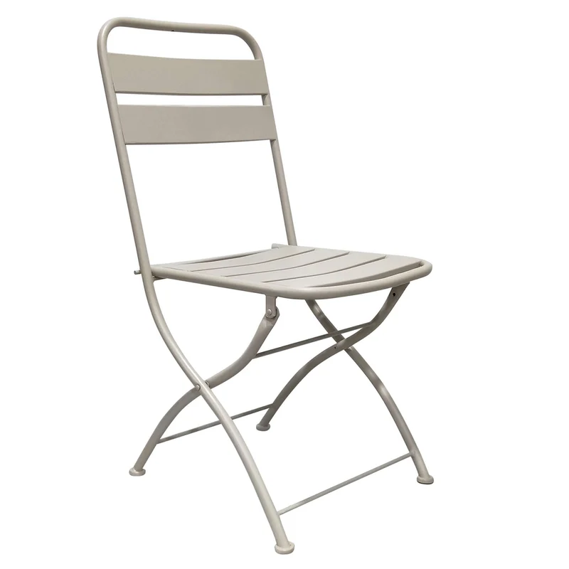 Sedia da Giardino Salvaspazio in Acciaio cm 42x50x88 - STUART