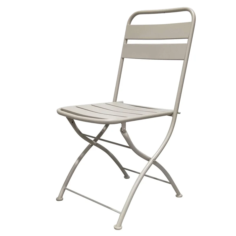 Sedia da Giardino Salvaspazio in Acciaio cm 42x50x88 - STUART