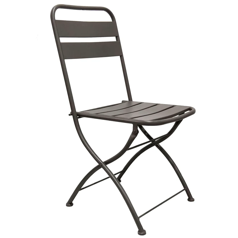 Sedia da Giardino Salvaspazio in Acciaio cm 42x50x88 - STUART