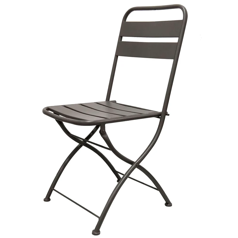 Sedia da Giardino Salvaspazio in Acciaio cm 42x50x88 - STUART