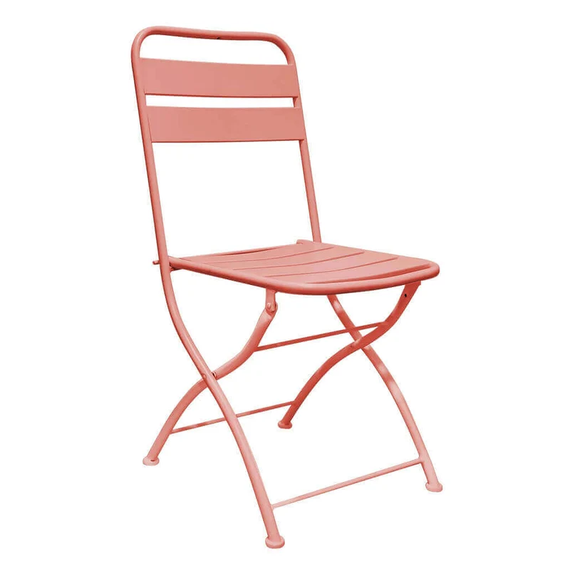 Sedia da Giardino Salvaspazio in Acciaio cm 42x50x88 - STUART