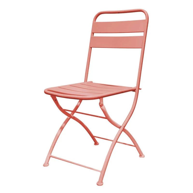 Sedia da Giardino Salvaspazio in Acciaio cm 42x50x88 - STUART