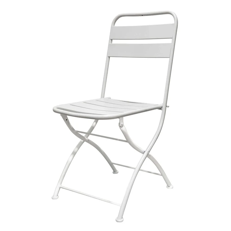 Sedia da Giardino Salvaspazio in Acciaio cm 42x50x88 - STUART