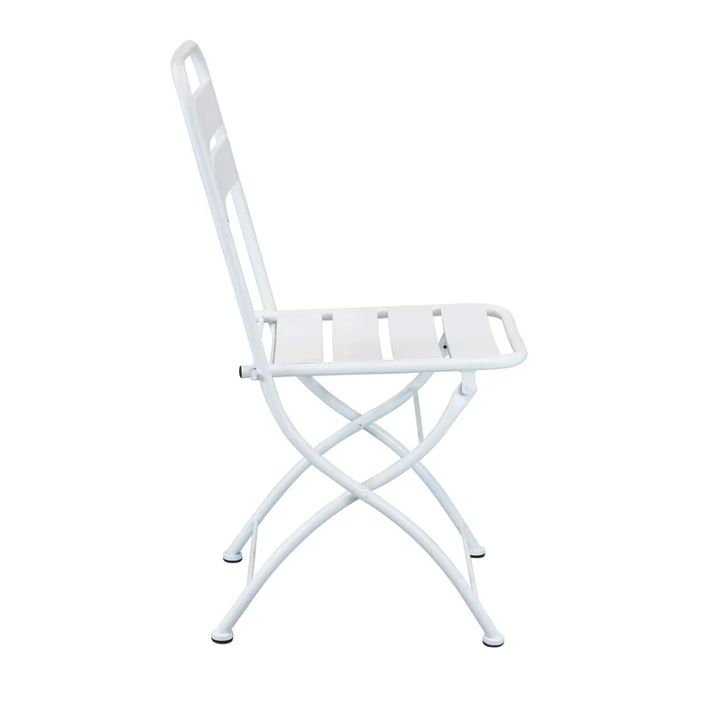 Sedia da Giardino Salvaspazio in Acciaio cm 42x50x88 - STUART