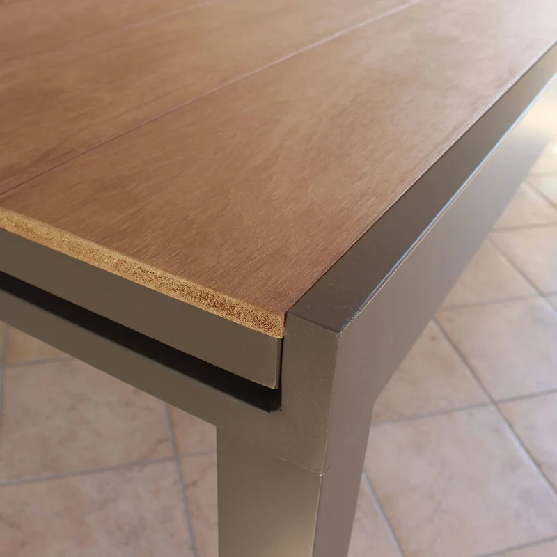 Tavolo da Giardino Allungabile piano in finto Legno 160/240x95 - URBAN
