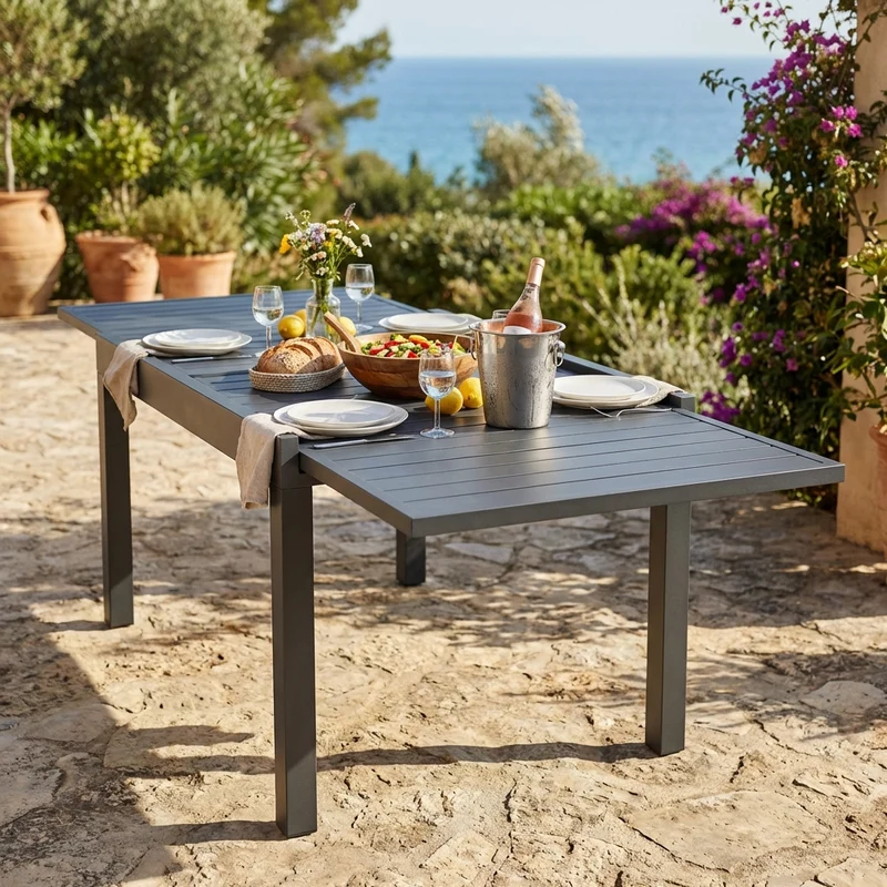 Tavolo da Giardino Rettangolare 135/270x90 - DEREK