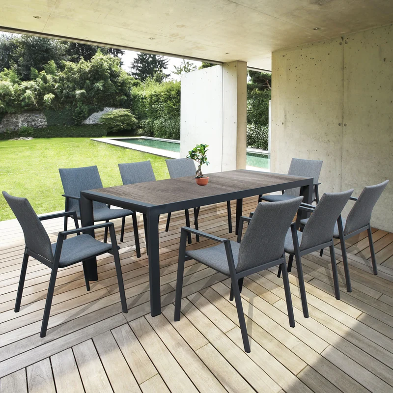 Tavolo da Giardino piano in Ceramica cm 195x90 - EMMET