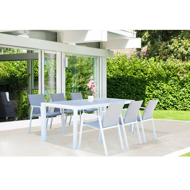 Tavolo da Giardino piano in Ceramica cm 195x90 - EMMET